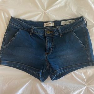 Bullhead Trouser shorts- dark denim